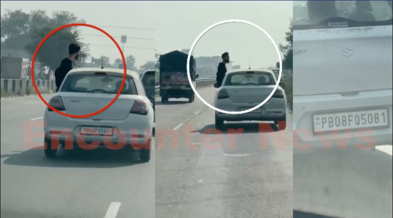 Jalandhar News: नहीं पुलिस का खौफ, हाईवे पर 100 की स्पीड में जान को खतरे में डाल रहा युवक, वीडियो वायरल