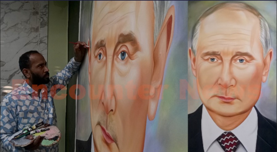 Punjab News: Russian President Putin के भारत दौरे को लेकर इस Artist ने की खास तैयारी, देखें वीडियो