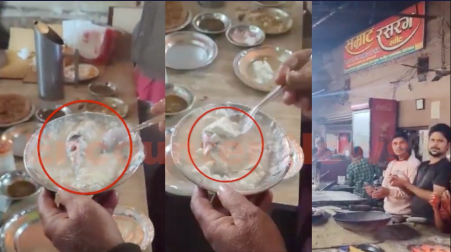 सम्राट ढाबे में दही-चाट की प्लेट में निकला मरा चूहा, FSDA ने किया ढाबा सीज, देखें वीडियो