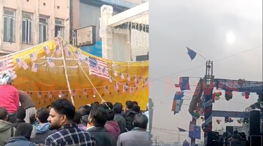 Jalandhar News: क्रिसमस की शोभायात्रा पर चौराहों और स्टेजों पर दिखें विदेशी झंडे, बनें चर्चा का विषय, देखें वीडियो