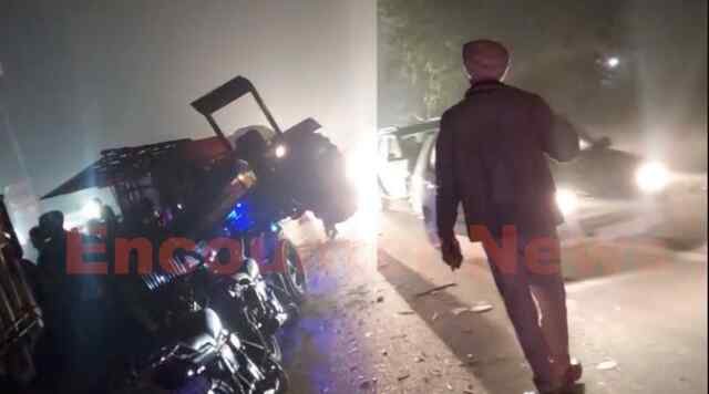 Jalandhar News: Highway पर हुआ हादसा, आलुओं से भरी ट्रैक्टर-ट्रॉली पलटी, देखें वीडियो