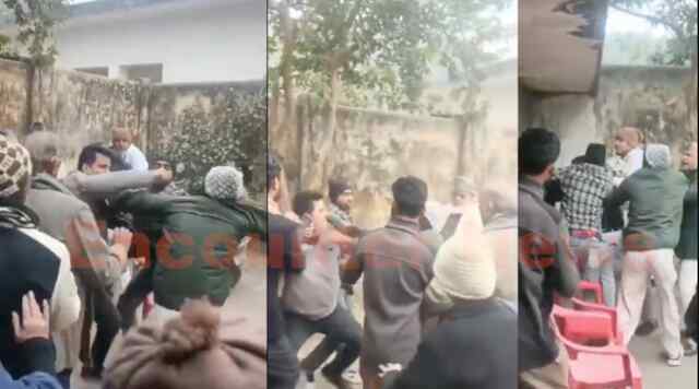 कांग्रेस के 2 पदाधिकारियों में हुई झड़प, जमकर चले लात-घूंसे, वीडियो वायरल