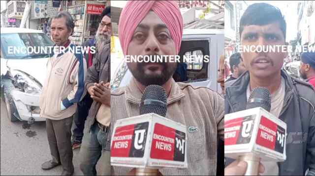Jalandhar News: इलेक्ट्रिक मार्किट में थ्री व्हीलर और कार में हुई टक्कर, हुआ हंगामा, देखें Live