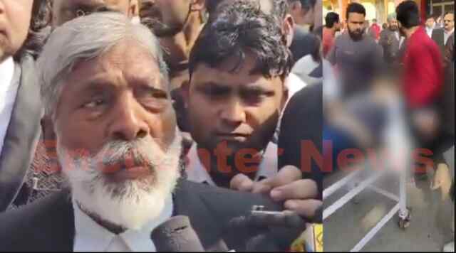 दिन दहाड़े वकील की गोली मारकर हत्या, गुस्साए लोगों ने अस्पताल में किया हंगामा, टूटी खिड़कियां, देखें वीडियो