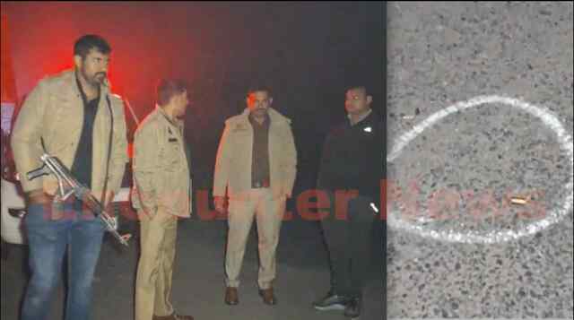 पुलिस और बदमाश में चली गोलियां, हिमांशु भाऊ गैंग का शूटर घायल, देखें वीडियो