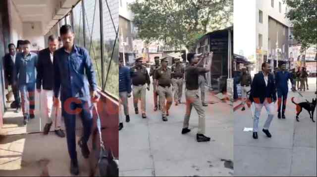 कोर्ट परिसर को मिली बम से उड़ाने की धमकी, जांच में जुटा प्रशासन, देखें वीडियो