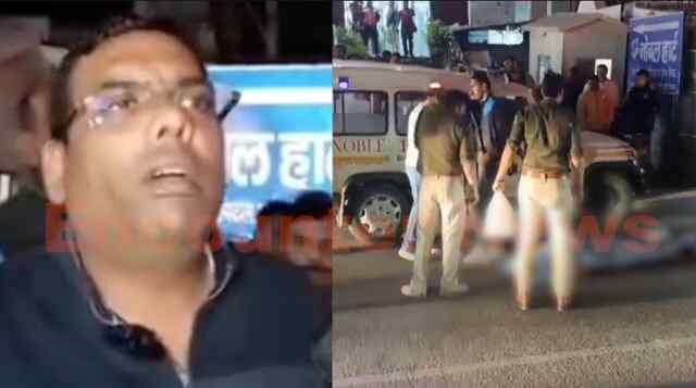 निजी अस्पताल के बाहर गोलियां मारकर व्यक्ति का कत्ल, देखें वीडियो