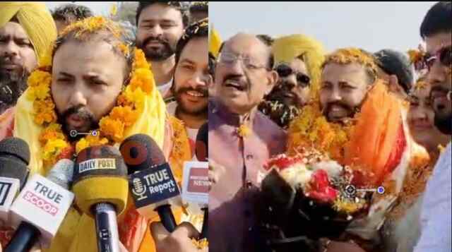 Jalandhar पहुंची आप पार्टी के यूथ प्रधान की शुक्रराना यात्रा, मिला भारी समर्थन, देखें वीडियो