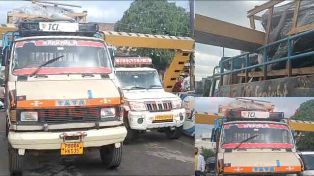 Jalandhar News: फिर गिरा Under-Bridge का गार्डर, जाम में फंसे लोग, देखें Live