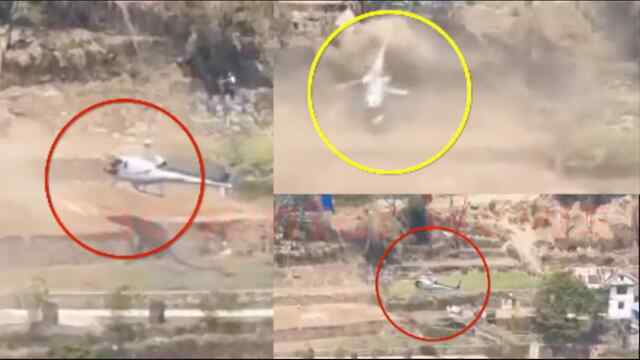 Landing के दौरान Helicopter Crash, अंतिम संस्कार में शामिल होने जा रहा था परिवार, देखें वीडियो