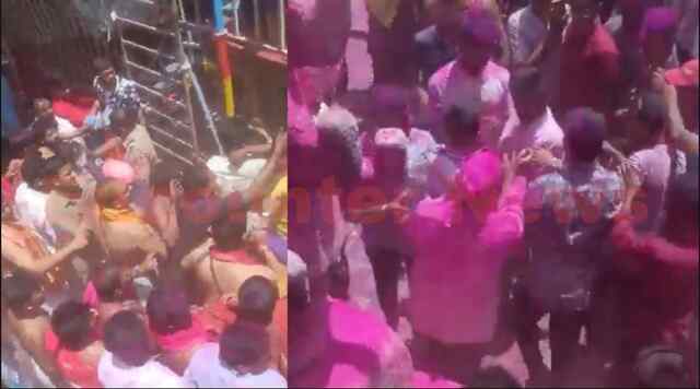 पुजारियों ने की श्रद्धालुओं की पिटाई, जमकर चले लात-घूंसे, वीडियो वायरल
