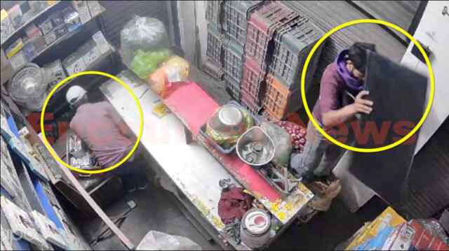 Punjab News: Mobile और Electronics की दुकान से नगदी और लाखों का सामान लेकर चोर फरार, देखें वीडियो