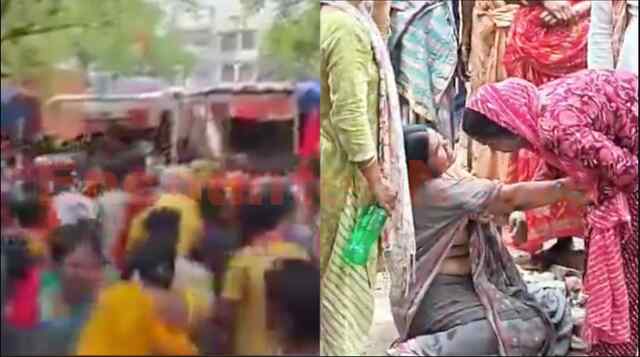शीतला माता मंदिर में भगदड़ मचने से 8 की मौत, कई घायल, देखें वीडियो