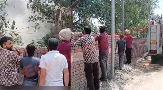 Punjab News: पोल से टकराया ट्रक, पॉलिटेक्निक कॉलेज में लगी आग, देखें वीडियो