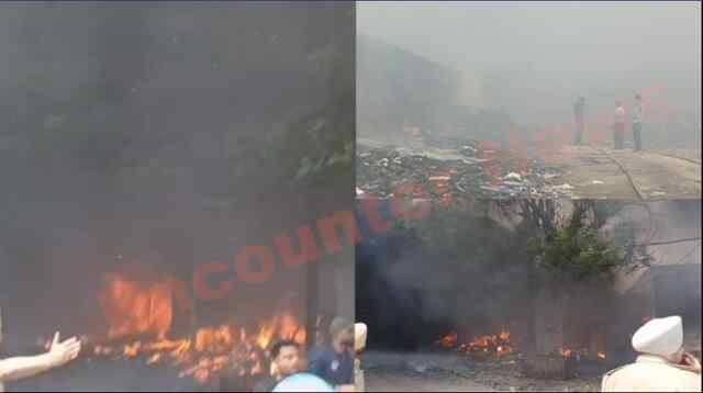 Jalandhar News: गोदाम में लगी भीषण आग, 70 से 80 झुग्गियां जलकर राख, देखें वीडियो