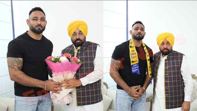 Punjab News: Kabaddi जगत के ‘Close Fighter’ ने थामा आम आदमी पार्टी का दामन, CM Mann ने करवाया शामिल