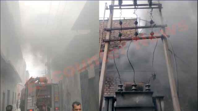 Punjab News: शॉल की फैक्टरी में लगी भीषण आग, लोगों में मचा हड़कंप, देखें वीडियो
