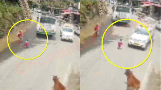 दिल दहलाने वाला हादसाः पिकअप की चपेट में आने से बच्ची की मौत, देखें वीडियो