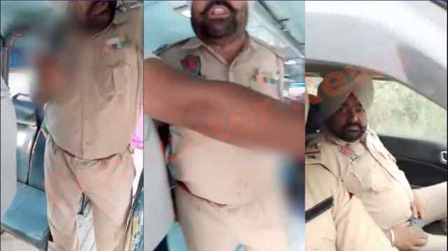 Punjab News: PRTC BUS के कर्मी से हुआ विवाद, पुलिस कर्मी ने निकाली पिस्तौल, गोली मारने की दी धमकी, देखें Live
