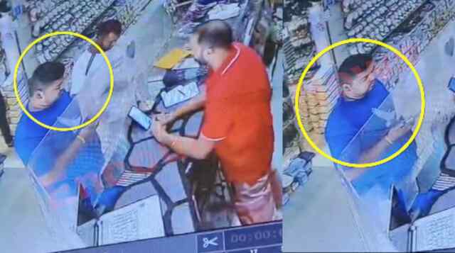 Punjab News: दुकानदार को झांसा देकर एक्टिवा सवार व्यक्ति नगदी लेकर फरार, देखें वीडियो