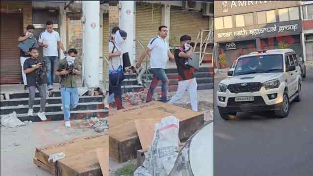 ‘Alpha Event Company’ में Raid, Amazon अधिकारी बनकर चल रहा था फ़र्ज़ी कॉल सेंटर, नोट गिनने की मशीन और 11 लाख बरामद, देखें वीडियो