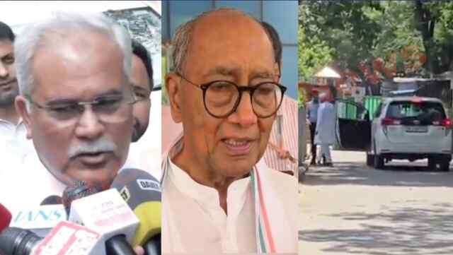 कांग्रेस की हाईलेवल मीटिंग के बाद भूपेश बघेल और दिग्विजय ने किया खुलासा, देखें वीडियो