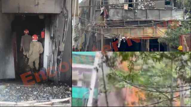 Floris Stay Restaurant में भीषण आग लगने से मची अफरा-तफरी, 10 की मौत, रेस्क्यू जारी, देखें वीडियो