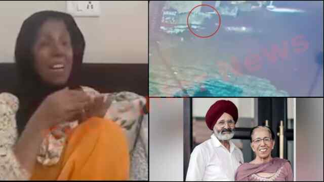 Punjabi Actress Gurpreet Bhangu के पति के निधन की CCTV आई सामने