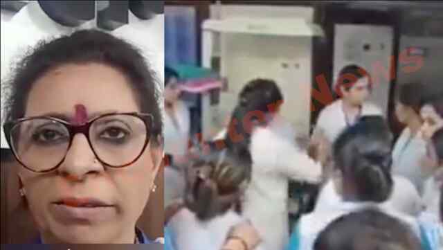 महिला आयोग के खिलाफ नर्सों का प्रदर्शन, दी चेतावनी, बयान पर कायम रेनू भाटिया, देखें वीडियो