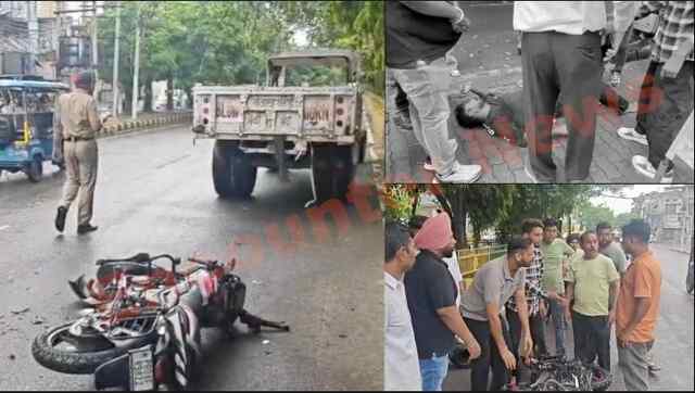 Jalandhar News: नगर निगम की ट्राली से बाइक की टक्कर में नौजवान गंभीर घायल, देखें वीडियो