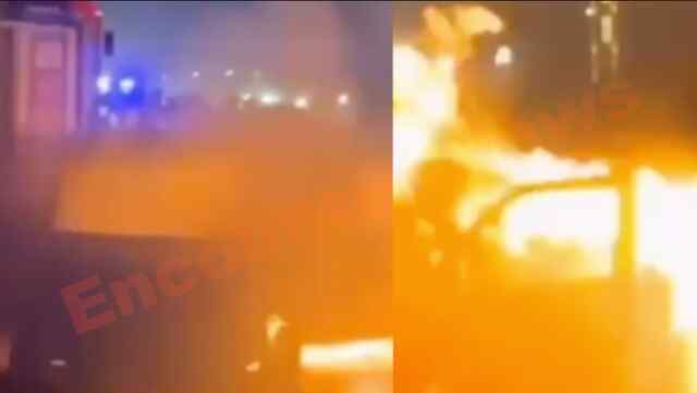 Jalandhar News: Highway पर चलती कार में लगी आग, देखें वीडियो