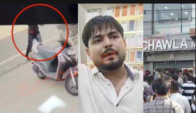 Jalandhar News: Chawla Mobile Shop पर हुई Firing की CCTV फुटेज आई सामने, देखें वीडियो