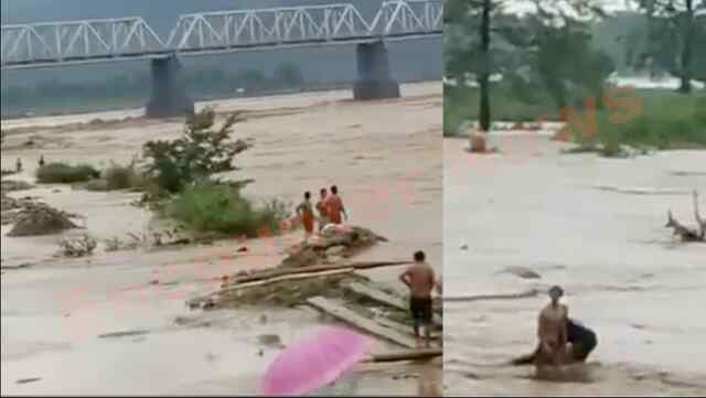बाढ़ का कहर: धेमाजी में ब्रिज ढहा और जोनाई में बहा पुल, ट्रेनें बंद, हजारों लोग बेघर, देखें वीडियो