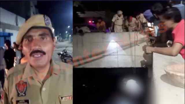 Jalandhar News: नशे की हालत में गंदे नाले में गिरा युवक, देखें वीडियो