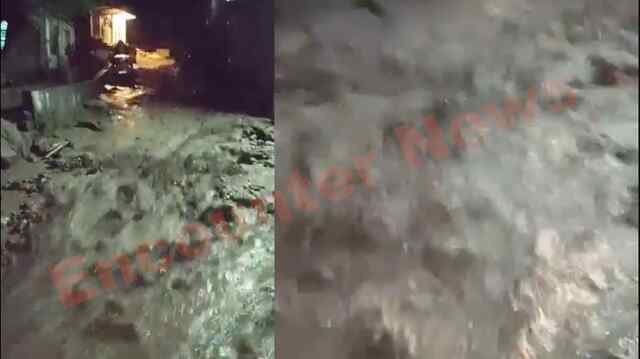 Himachal के चोलिंग में फटा बादल, संपर्क मार्ग क्षतिग्रस्त, देखें वीडियो