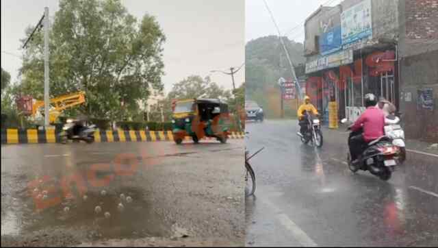 Jalandhar News: बदला मौसम का मिजाज, दिन में छाया अंधेरा, बारिश का लोगों ने उठाया लुत्फ, देखें वीडियो