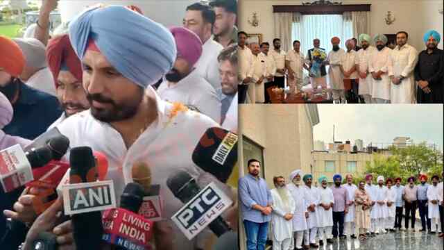 Punjab दौरे पर पहुंचे प्रभारी भूपेश बघेल, MP Channi ग्रुप दिखा गायब, देखें वीडियो