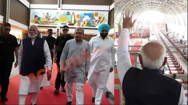 Jalandhar पहुंचे PM Modi, किया कैंट सहित 4 रेलवे स्टेशनों का उद्धघाटन, देखें Live