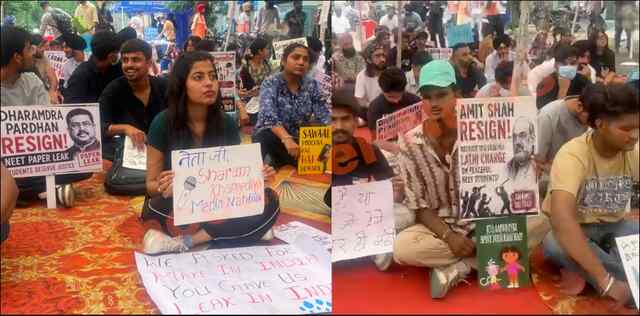 Jalandhar News: नीट पेपर लीक मामले में 21 छात्रों को दी श्रद्धाजंलि, लगाया धरना, देखें वीडियो
