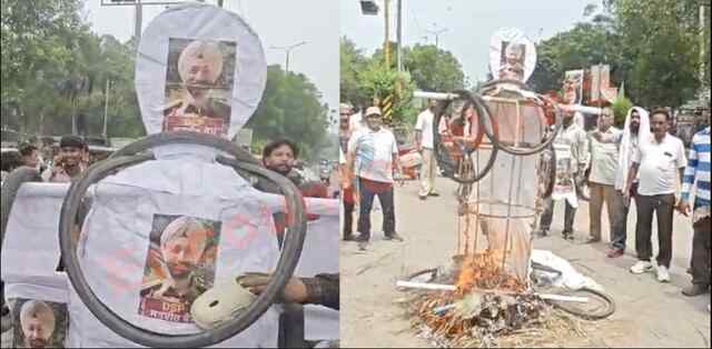 Jalandhar News: वाल्मीकि समाज ने बंद करवाया नगर निगम दफ्तर, DSP का फूंका पुतला, देखें वीडियो