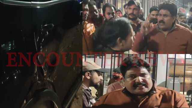 Jalandhar News: BMW और दमकल विभाग की गाड़ी में टक्कर, थाने के बाहर हुआ जमकर हंगामा, देखें वीडियो