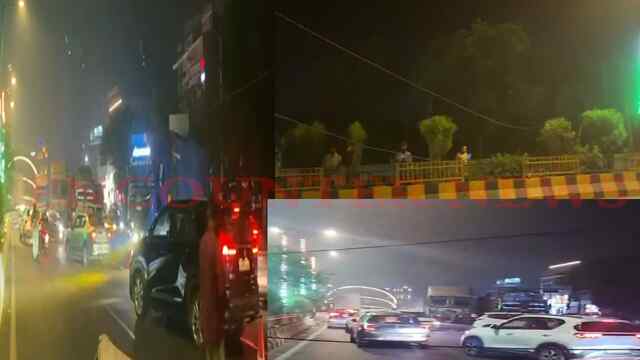 Jalandhar News: मेन चौक पर बिजली का पोल टूटने से लटकी तारें, लगा जाम, देखें वीडियो