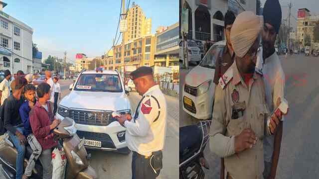 Punjab News: इस इलाके में Accident के बाद पुलिस हुई सतर्क, High-Level नाकाबंदी कर काटे चालान, देखें वीडियो