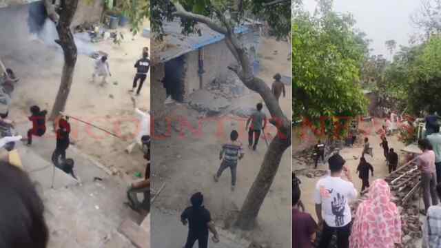 2 पक्षों में हुई झड़प में जमकर चले लाठी डंडे और पत्थर, आधा दर्जन लोग घायल, देखें वीडियो