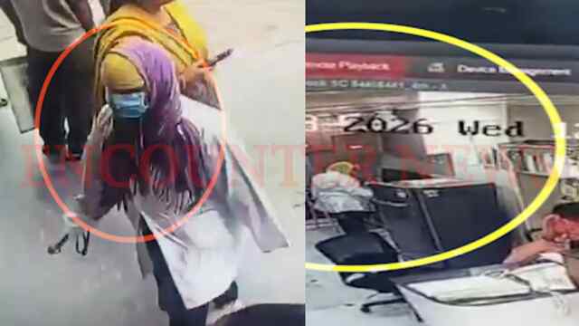 Multi-Specialty Hospital में मरीज के गहने लेकर फर्जी Doctor फरार, देखें CCTV
