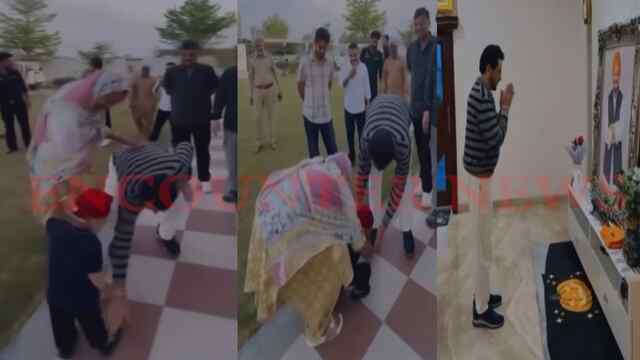 Punjab News: Sidhu Moosewala के घर पहुंचे Gurdas Maan, छोटे सिद्धू के छुए पैर, किया दुलार, देखें वीडियो