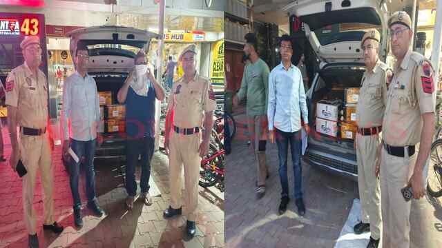 Punjab News: ‘Food,s Way 43’ Restaurant और Car से भारी मात्रा में अवैध शराब और Beer बरामद, देखें वीडियो