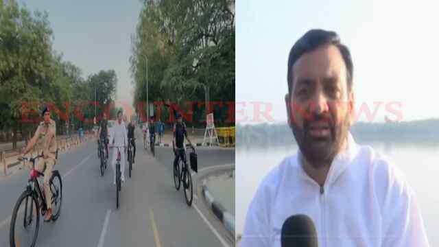 PM Modi की ईंधन बचाओ अपील का असर, साइकिल पर निकले CM Saini , देखें वीडियो