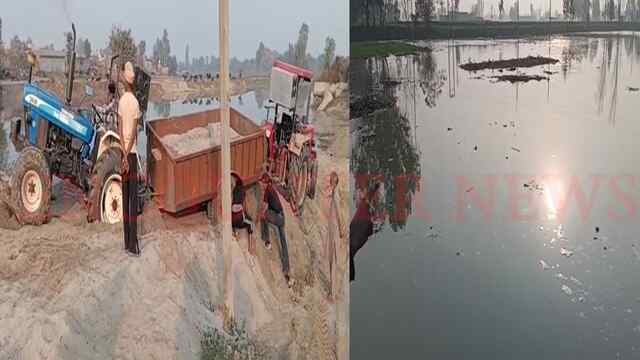 Punjab News: एक बार फिर टूटा बांध, किसानों की बढ़ी मुश्किलें, देखें वीडियो