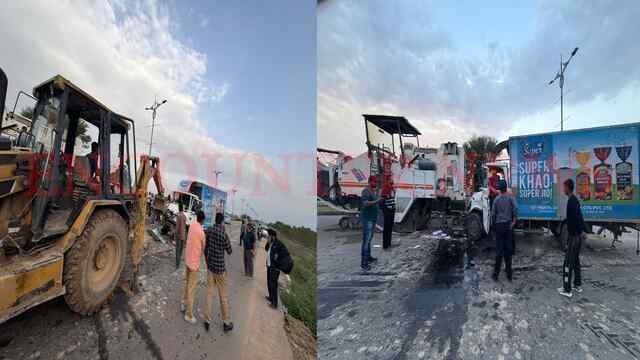 Punjab News: Bread वाले ट्रक की JCB से जोरदार टक्कर, 1 की मौत, दूसरा घायल, देखें वीडियो